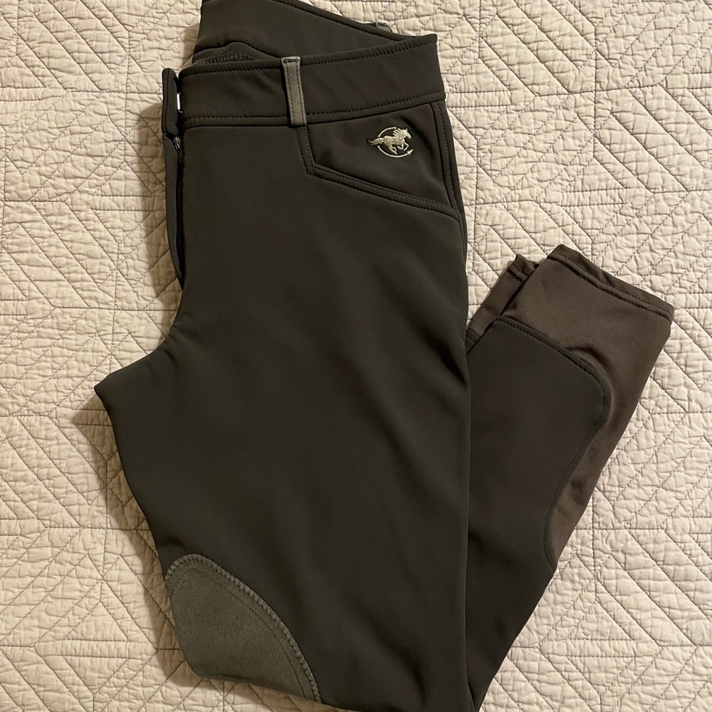 Piper Winter Softshell Breeches by SmartPak - Knee Patch - Like new